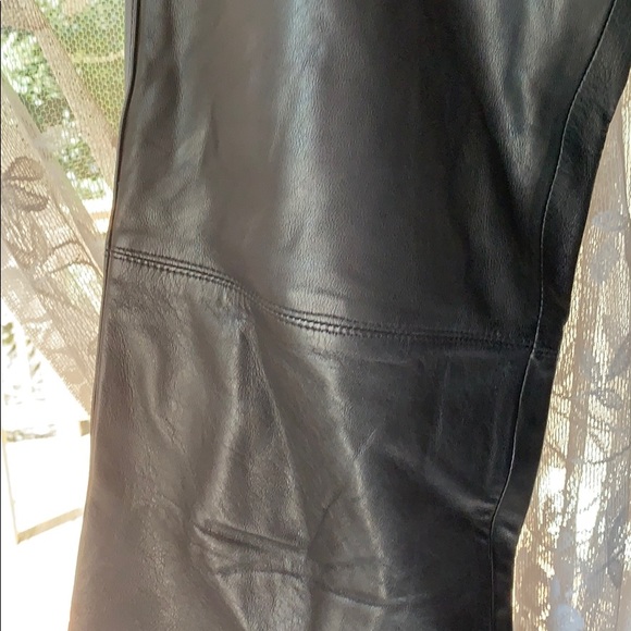 Black leather trousers - Picture 3 of 7